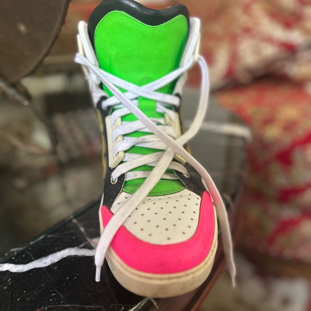 DSQUARED2 D2 Vibrant High-Top Sneakers